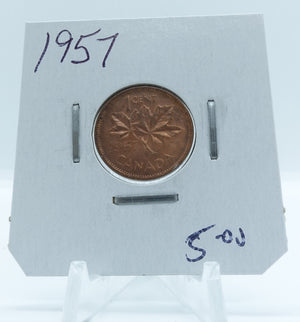 1957 CANADA CIRCULATION 1-CENT
