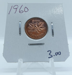 1960 CANADA CIRCULATION 1-CENT