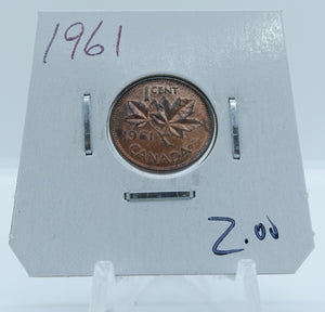 1961 CANADA CIRCULATION 1-CENT