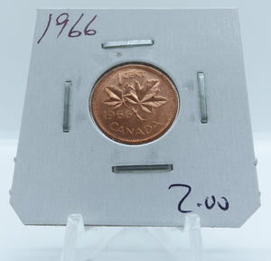 1966 CANADA CIRCULATION 1-CENT