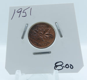 1951 CANADA CIRCULATION 1-CENT