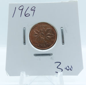 1969 CANADA CIRCULATION 1-CENT