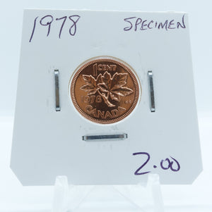 1978 CANADA CIRCULATION 1-CENT SPECIMEN
