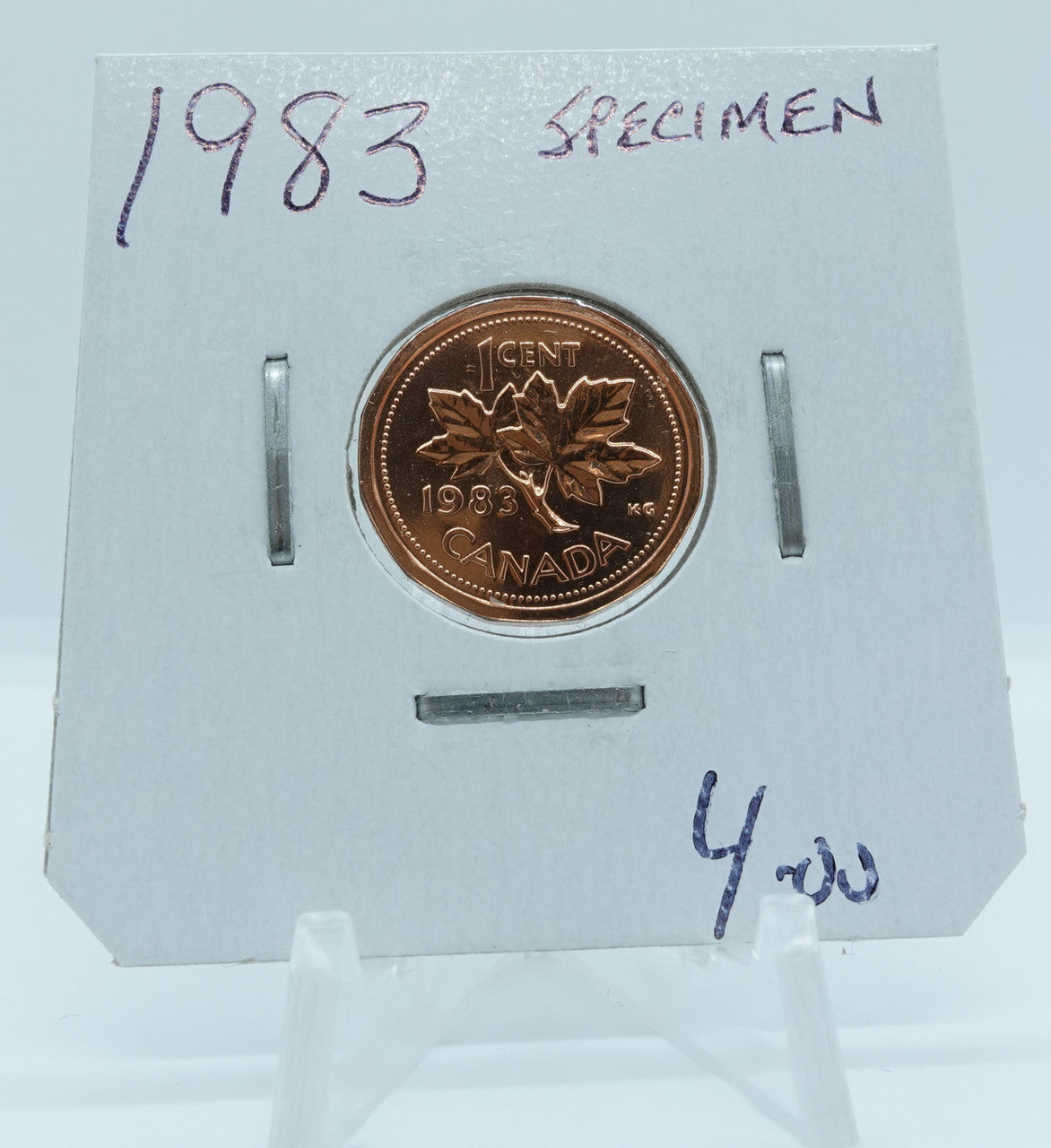 1983 CANADA CIRCULATION 1-CENT SPECIMEN