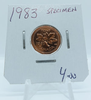 1983 CANADA CIRCULATION 1-CENT SPECIMEN