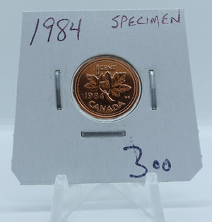 1984 CANADA CIRCULATION 1-CENT SPECIMEN