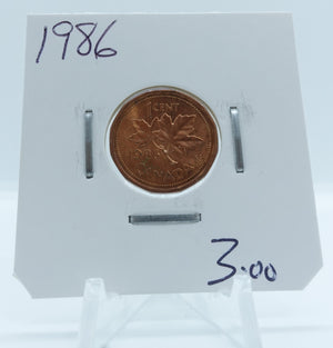 1986 CANADA CIRCULATION 1-CENT