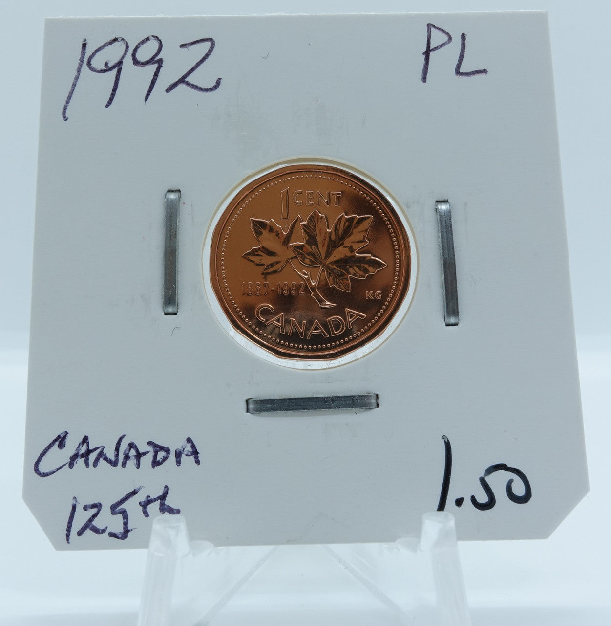 1992 CANADA CIRCULATION 1-CENT PL CANADA 125