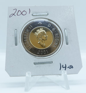 2001 CANADA CIRCULATION TOONIE