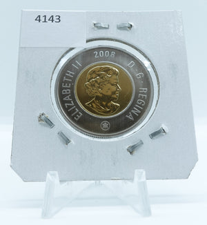 2008 CANADA CIRCULATION TOONIE RCM SPECIMEN