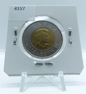 2008 CANADA CIRCULATION TOONIE COMMEMORATIVE QUEBEC CITY QUADRICENTENNIAL (2)