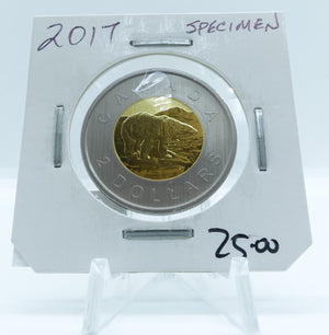 2017 CANADA CIRCULATION TOONIE SPECIMEN (2)