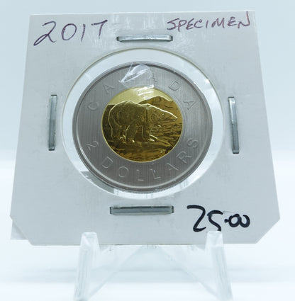 2017 CANADA CIRCULATION TOONIE SPECIMEN (2)