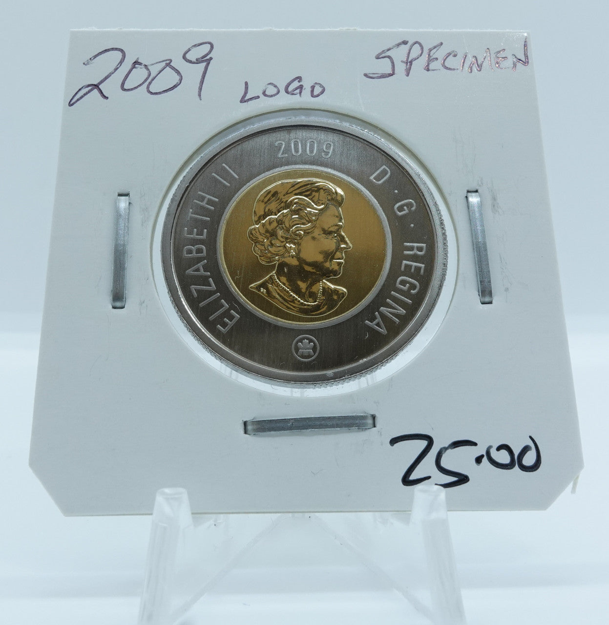 2009 CANADA CIRCULATION TOONIE SPECIMEN LOGO