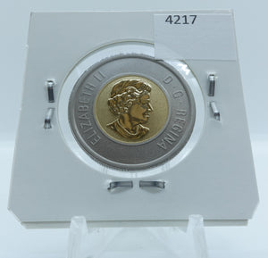 2010 CANADA CIRCULATION TOONIE SPECIMEN YOUNG WILDLIFE SERIES LYNX KITTENS