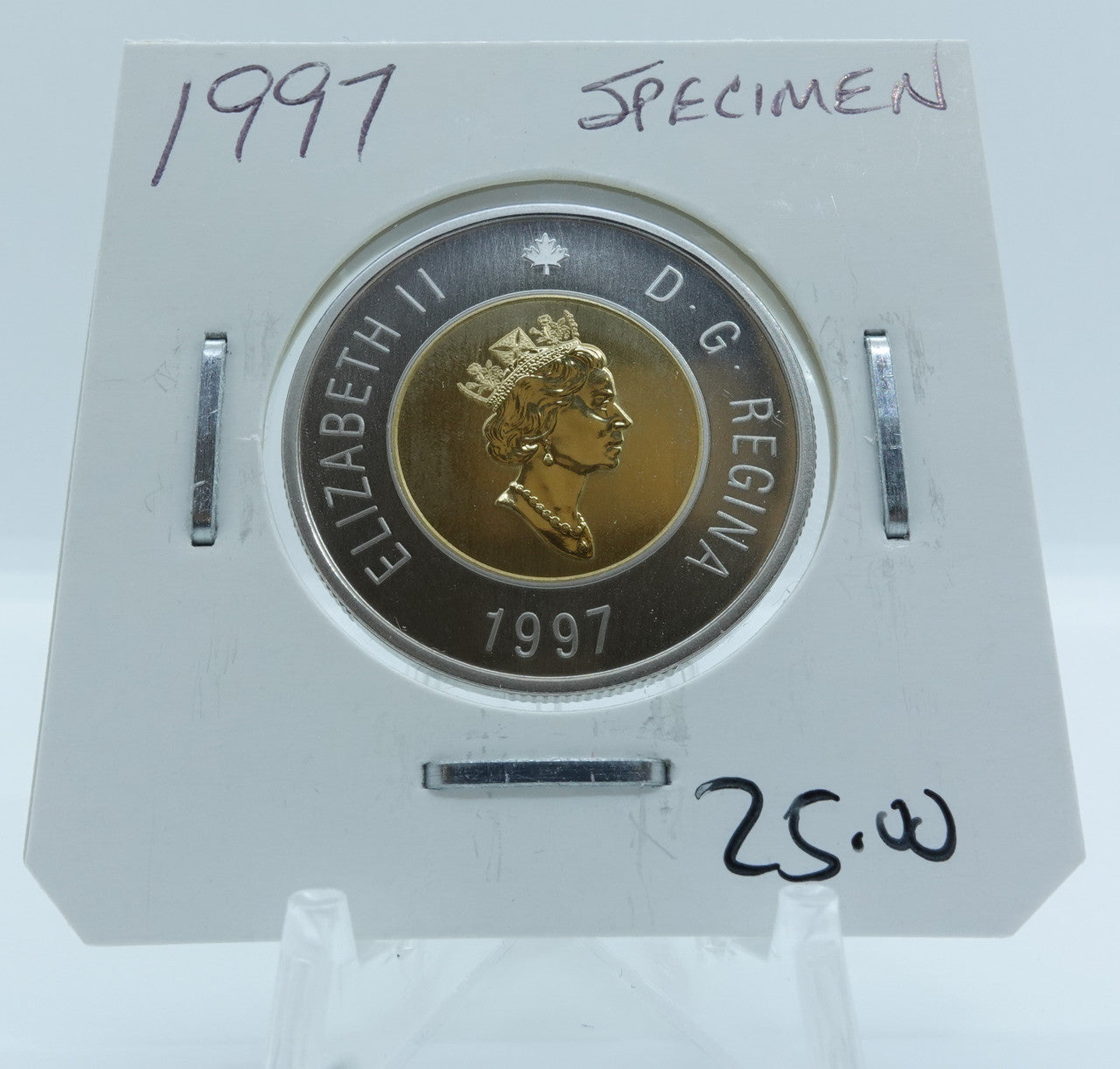 1997 CANADA CIRCULATION TOONIE SPECIMEN