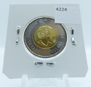 2015 CANADA CIRCULATION TOONIE COMMEMORATIVE JOHN A. MACDONALD BIRTH BICENTENNIAL