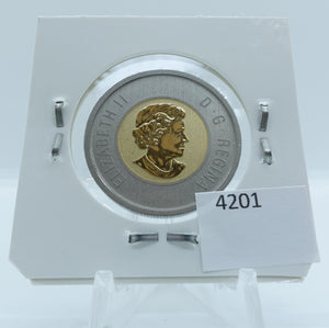2013 CANADA CIRCULATION TOONIE SPECIMEN YOUNG WILDLIFE SERIES BLACK BEAR CUBS