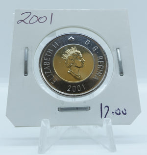 2001 CANADA CIRCULATION TOONIE (2)