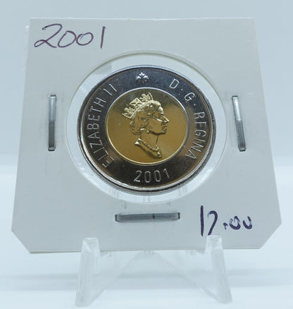 2001 CANADA CIRCULATION TOONIE (2)