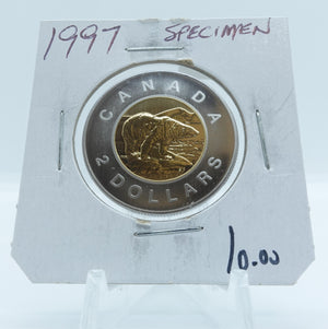 1997 CANADA CIRCULATION TOONIE SPECIMEN (2)