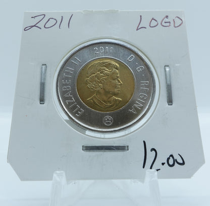 2011 CANADA CIRCULATION TOONIE LOGO