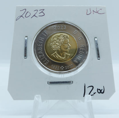 2023 CANADA CIRCULATION TOONIE UNC