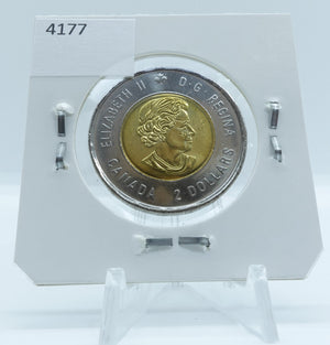 2020 CANADA CIRCULATION TOONIE COMMEMORATIVE COLOURED BILL REID HAIDA-XHUWAJI GRIZZLY BEAR