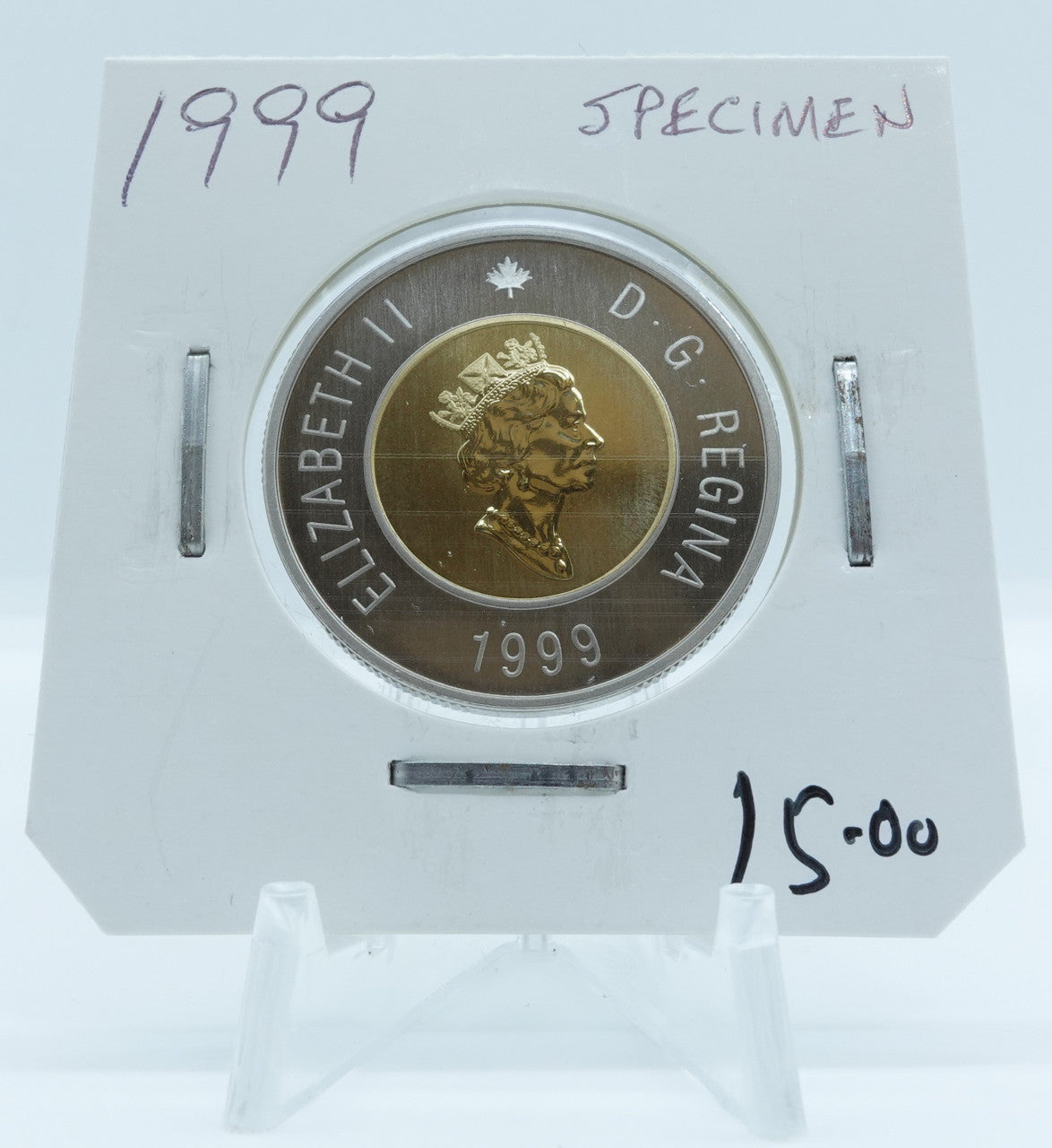 1999 CANADA CIRCULATION TOONIE SPECIMEN