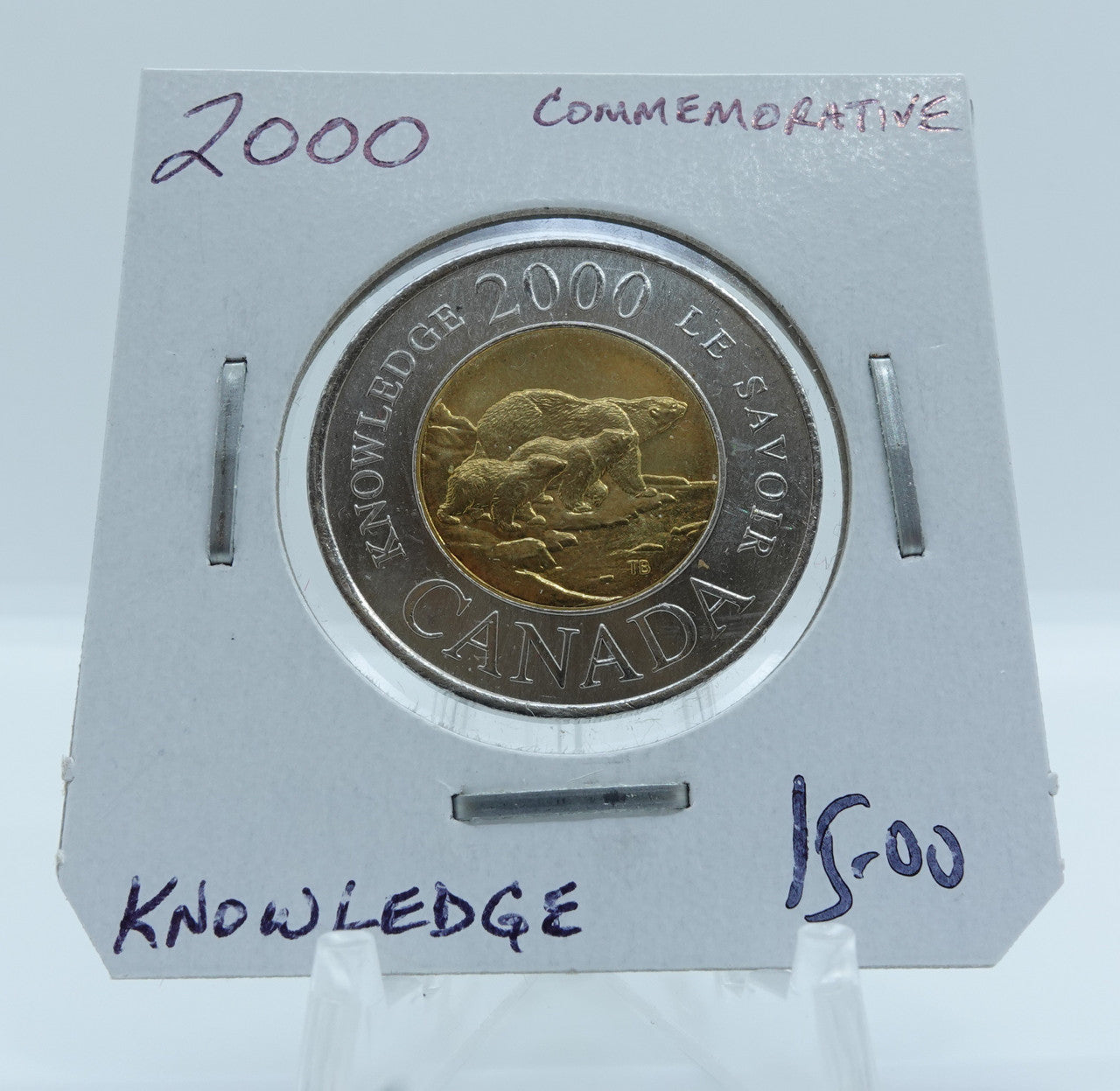 2000 CANADA CIRCULATION TOONIE COMMEMORATIVE KNOWLEDGE (2)