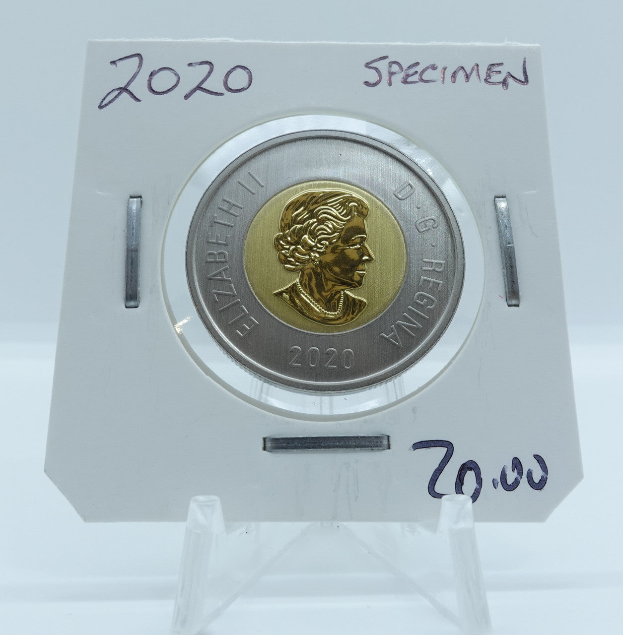 2020 CANADA CIRCULATION TOONIE SPECIMEN