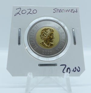 2020 CANADA CIRCULATION TOONIE SPECIMEN