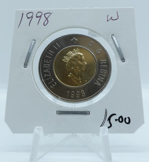 1998 CANADA CIRCULATION TOONIE W