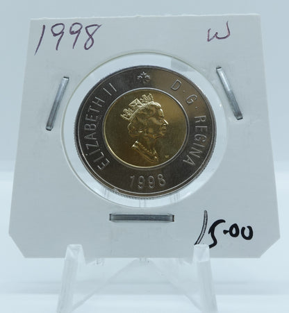 1998 CANADA CIRCULATION TOONIE W