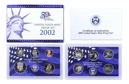 2002 - UNITED STATES MINT PROOF SET