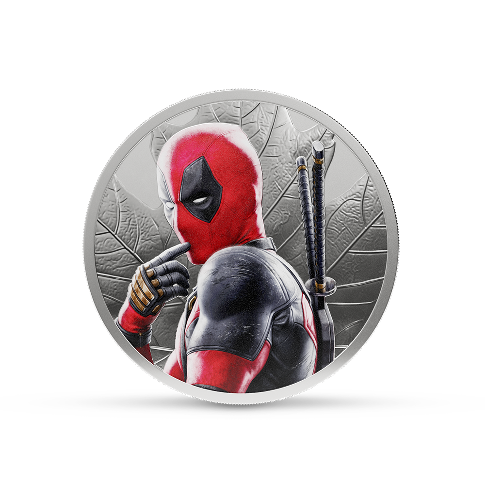 2026 DEADPOOL "I HEART ME" - 1 OZ PURE SILVER COLLECTIBLE