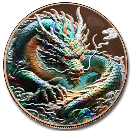 5oz DRAGON LORE HIGH-RELIEF COPPER ROUND