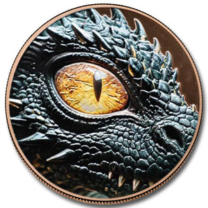 5oz DRAGON LORE HIGH-RELIEF COPPER ROUND