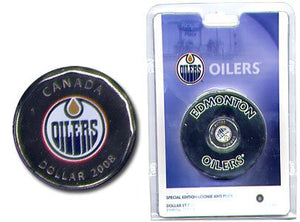 2008 50 CENTS VANCOUVER CANUCKS SPECIAL EDITION COIN AND PUCK