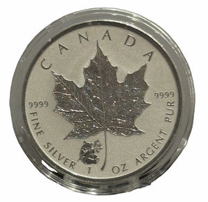 E-TRANSFER ONLY - 1oz 2016 $5 SILVER MAPLE LEAF PRIVY MARK: PANDA COIN