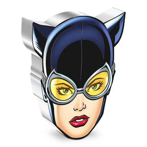 2022 1oz $2 DC FACES OF GOTHAM - CATWOMAN FINE SILVER COLLECTIBLE COIN