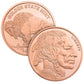 1oz GSM LIBERTY BUFFALO COPPER ROUND
