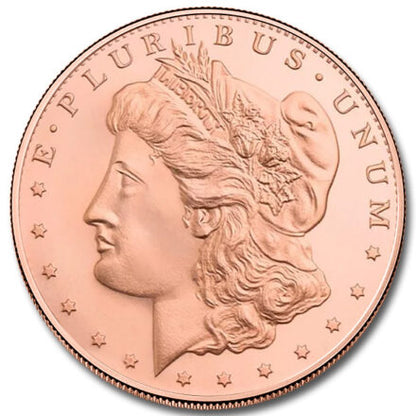 1oz GSM MORGAN COPPER ROUND