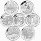 2012-2013 1oz $20 THE GROUP OF SEVEN FINE SILVER 7-COIN SET (ISSUES)