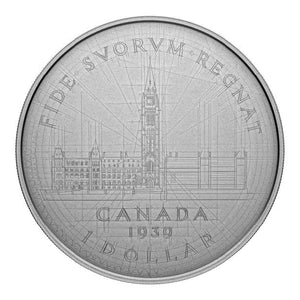 2024 5oz $1 EMANUEL HAHN'S ORIGINAL SKETCH : PARLIAMENT FINE SILVER COIN