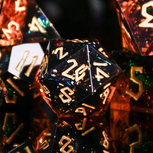 HELLISH REBUKE SHARPE-EDGED RESIN DICE SET