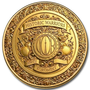 5oz HISTORIC WARRIORS: SPARTAN ARMY COPPER ROUND