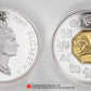 2002 1oz $15 LUNAR STERLING SILVER & GOLD COIN - YEAR OF THE HORSE