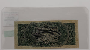 1863 50-CENTS UNITED STATES "FRACTIONAL CURRENCY" FOURTH ISSUE BANK NOTE