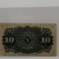 1863 10-CENTS UNITED STATES "FRACTION CURRENCY" FOURTH ISSUE BANK NOTES